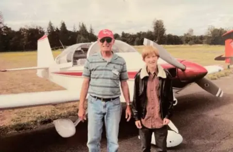 Daniel’s first Young Eagle flight with John Meyers