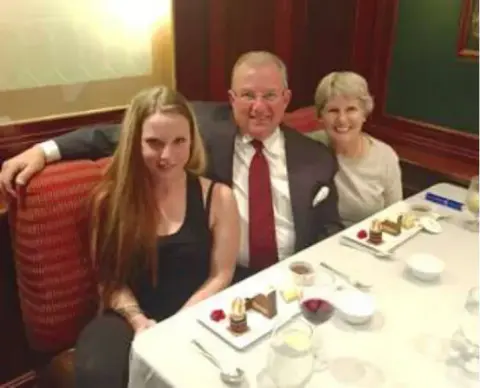 Dan, his wife Cynthia and daughter Vanessa