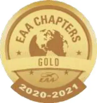 The EAA Chapters Gold 2020-2021 badge