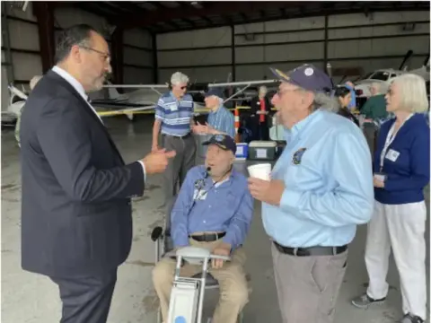 UFOS meeting Alberto Alves, Mayor of Danbury, Conn