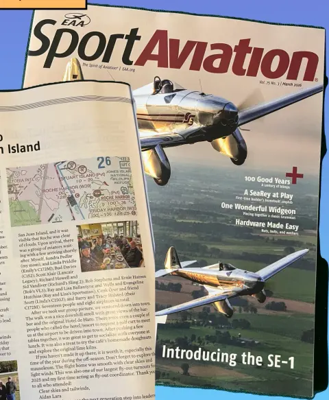Cover of EAA Sport Aviation magazine