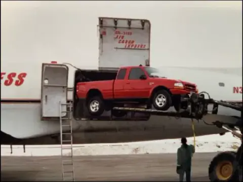 Chieftain at Fairbanks Loading a Pickup